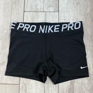 Black Nike Pro Dri-Fit shorts